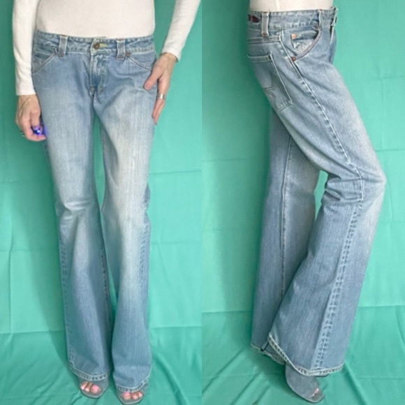 Reo Starr Flare vintage jeans Sz 27 - Picture 5 of 17
